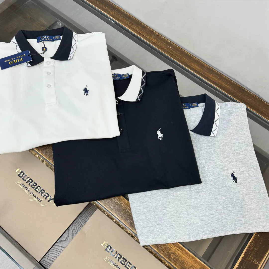 C🌟Polo Ralph Lauren/ 2026 New Arrival polo ～ ✅ Same Style～ ， ！ ， ！ ！ ， ， ， ， 👍 ：Black White Gray Size：M L XL XXL 3XL（ ！）